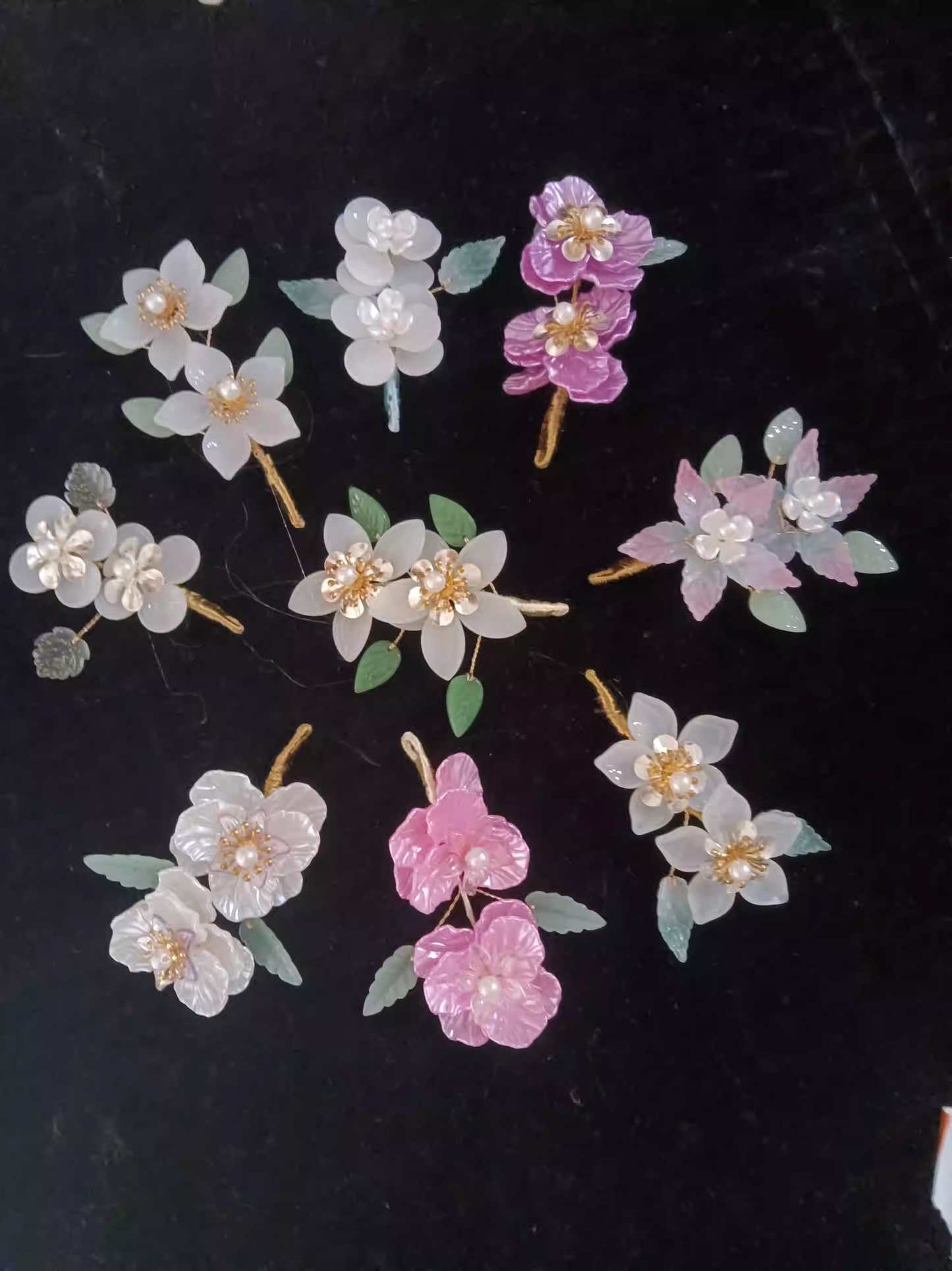 Pure handmade retro French hair clip