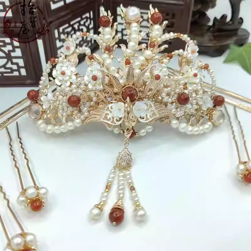 Bridal wedding hair ornament set