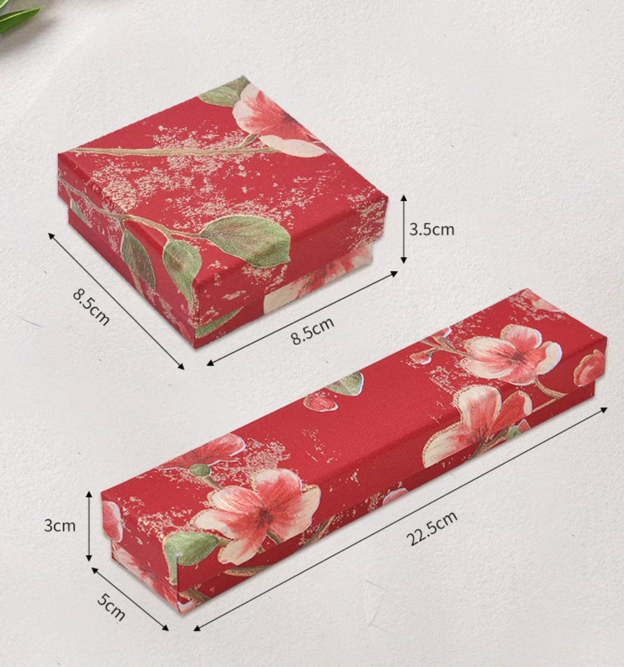 Flower jewelry packaging box